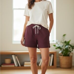 Four Laps Women's Athletic Maroon Shorts